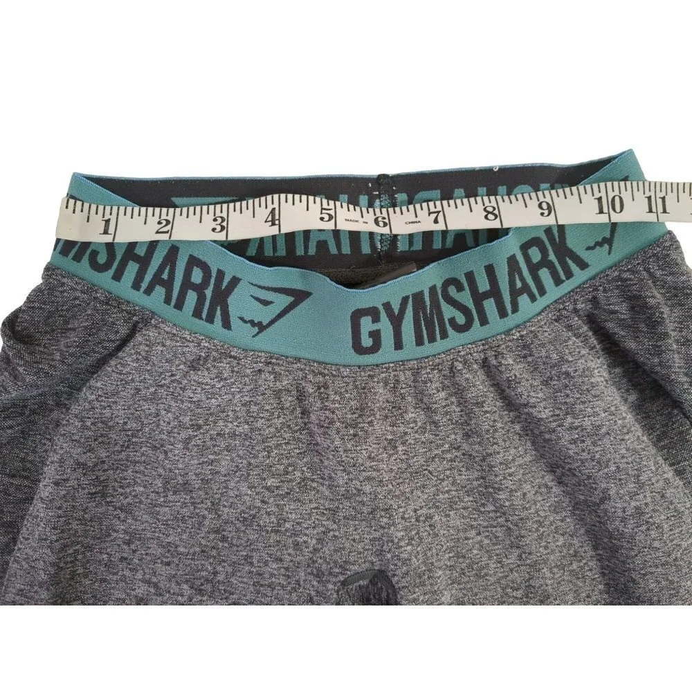 Gymshark Flex V3‎ Leggings Womens Small Gray Blue Athletic Activewear
